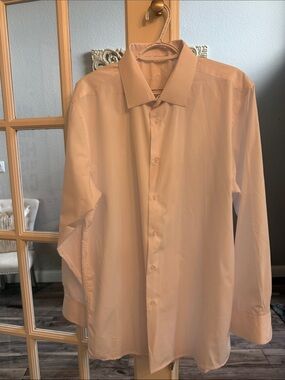 Men's Classic White Dress Shirt - 17-17 1/2 34-35